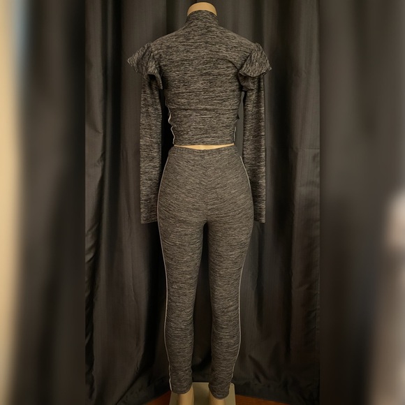 Fashion Nova - Tennis Match Set - Charcoal - Picture 3 of 7